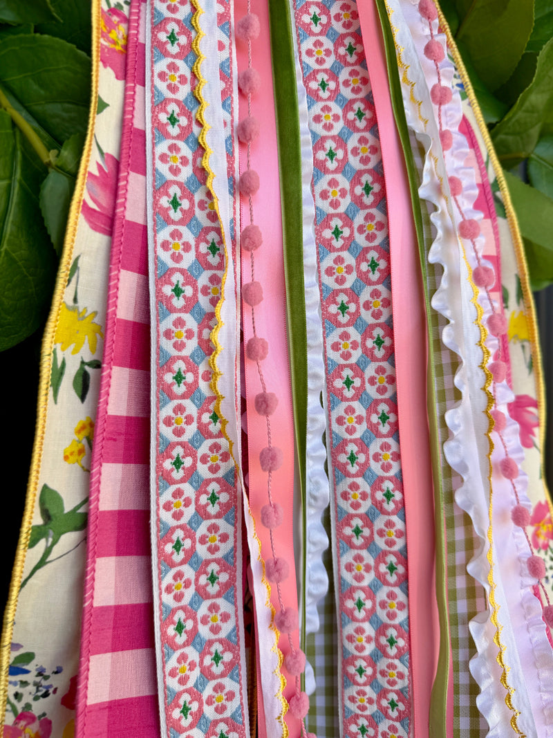 Garden Party Designer Bow for a Mother's Day front door celebration by House of Turnberry