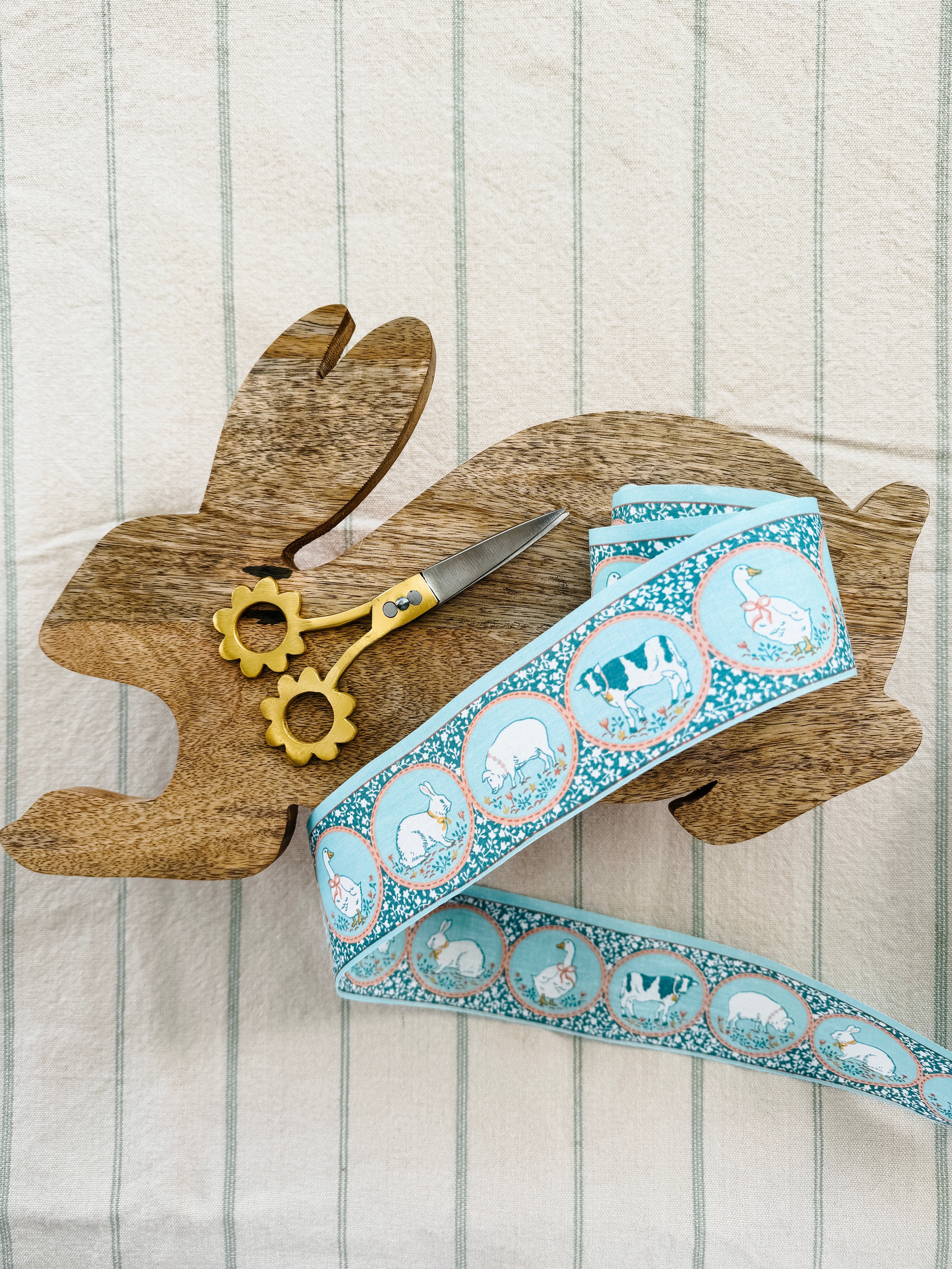 Rustic Barn Ribbon Vintage Farmhouse Ribbon 2.5
